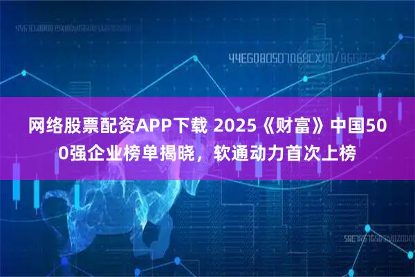 网络股票配资APP下载 2025《财富》中国500强企业榜单揭晓，软通动力首次上榜